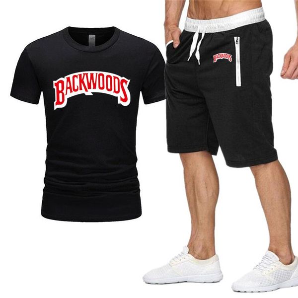 

мужской tracksuit streetwear глубинка с коротким рукавом костюм летнего mens спортивного костюм вокруг шея футболка костюм вскользь фуфайки, Gray