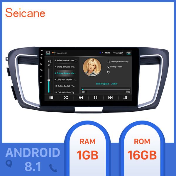 

seicane 10.1" 2din android 8.1 car multimedia player gps radio for 2013 accord 9 2.4l high version support carplay tpms car dvd
