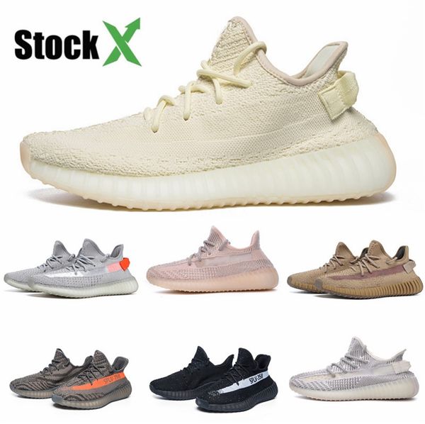 

kanye west men designer runing shoes moonrock pirate black oxford tan turtle dove grey women sneaker sport trainers #dss603