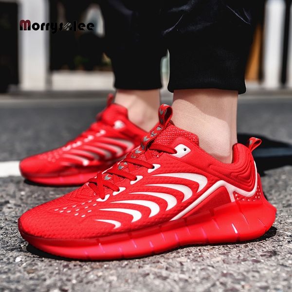 

2020 men sport shoes brand running shoes breathable couple footwear trainer sneakers luminous tidal current cloth