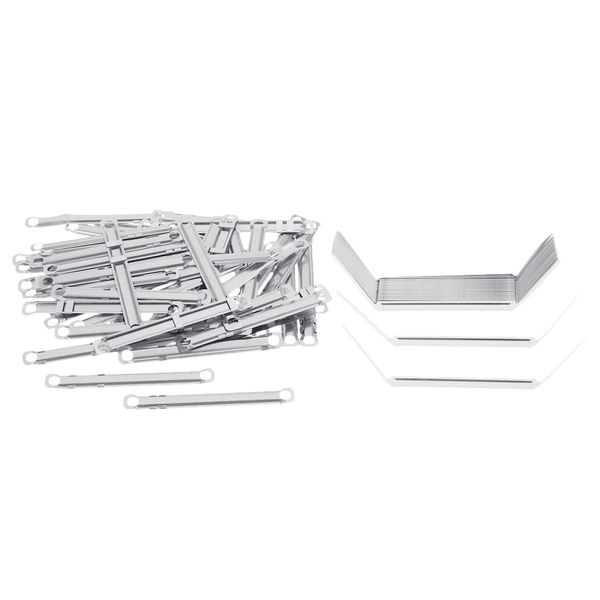 

50 шт зубец paper fasteners 3.15inch емкость, office organizer 2 цвета