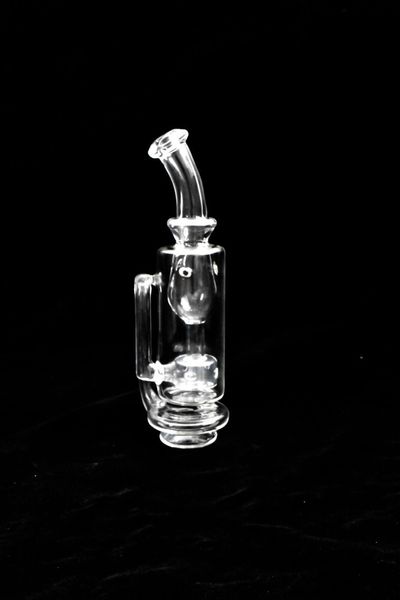

Новый стиль Carta Recycler с толстым прозрачным стеклом для копчения Кварцевая вставка для пончика для Focus V Carta