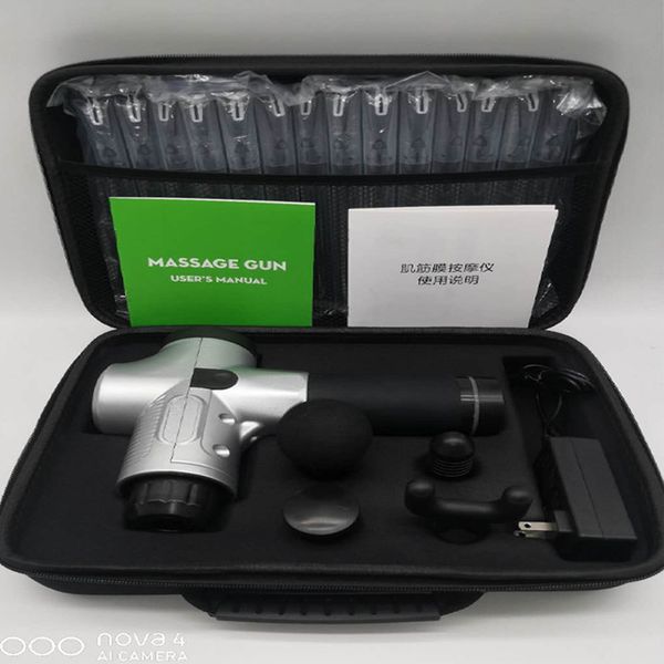 

lcd muscle massage gun point massager fascial gun ce spe kc certification