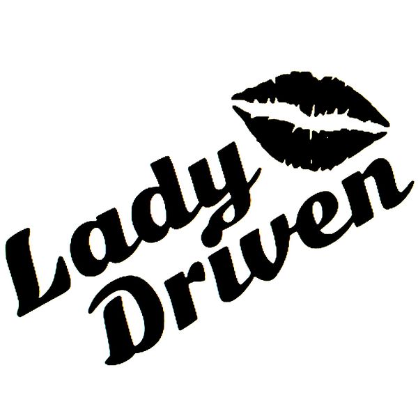 

17 * 12.2 см леди ведомая наклейка винил красоты искушение тела наклейки автомобиля наклейки заднее стекло автомобиля стикер передние наклей