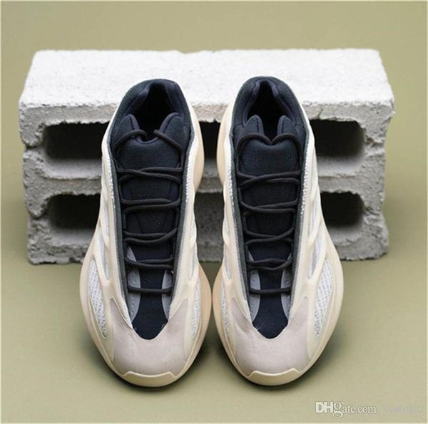 

2020 release originals 700 v3 azael kanye west glow in the dark fw4980 white running shoes men women authentic sports sneakers with box