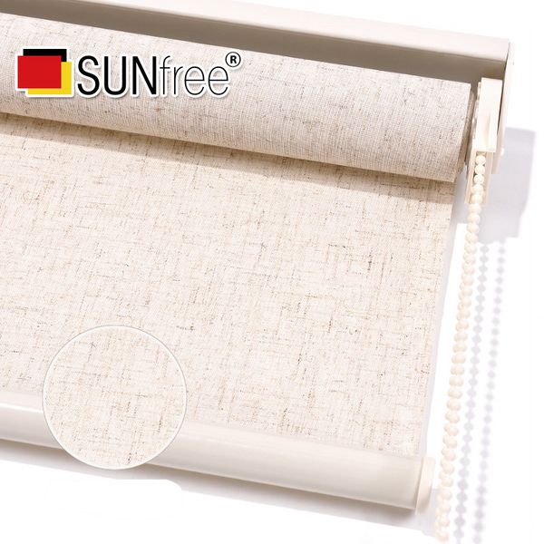 

sunblackout roller blinds linen fabric sunshade heat insulation office living room bedroom balcony roller blinds