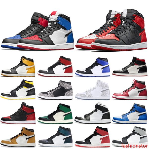 

2020 1s mens basketball shoes black toe mid bred multi color 1 og homage to home chicago gold pine green designer sneaker