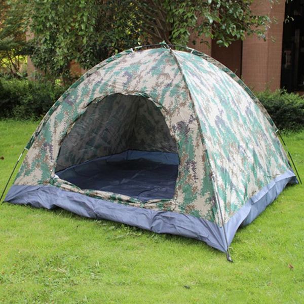 

tent uv resistant 3-4 person waterproof windproof tent with bag for outdoor camping equipment travel hiking supplies
