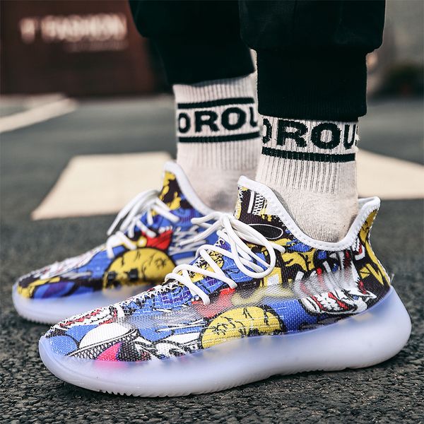 

men's mesh running shoes breathable outdoor leisure sport running shoes sneakers men