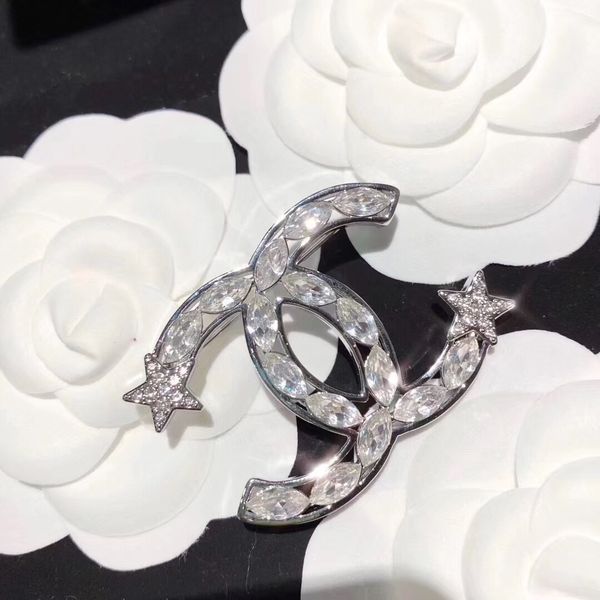

2020 spring summer star series horse eye star brooch this season is too hateful jimei people must start with super flash strongly, Gray