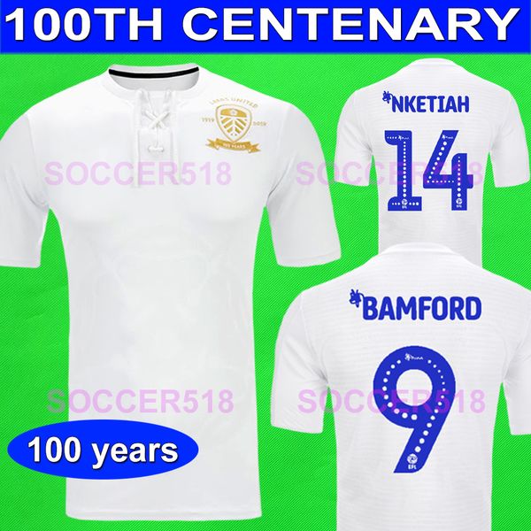 

leeds nketiah calssic united 100th anniversary football shirts centenary 100 years limited retro soccer jerseys alioski bamford casilla, Black;yellow