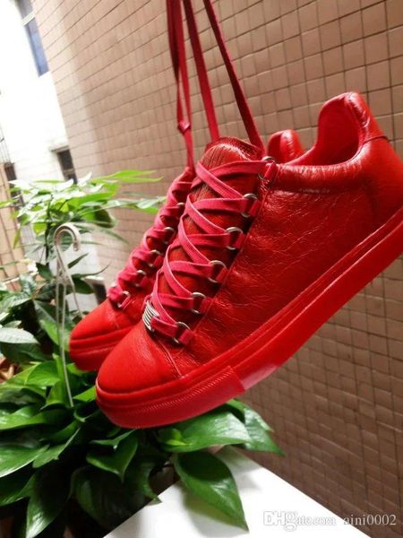 

2019black arena full-grain leather/creased leather arena sneakers low-sneakers shoes junior lace-up black genuine leather wholesale