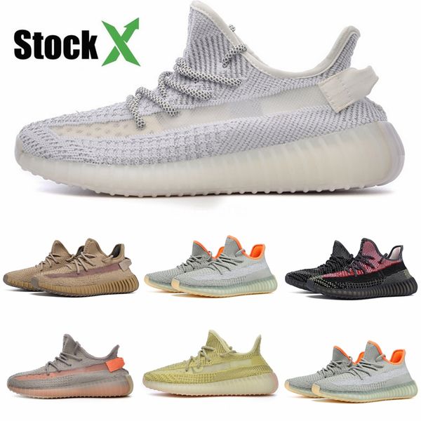 

new salt kanye west running shoes designer men shoes super moon yellow blush desert rat runner sports sneakers #dss674