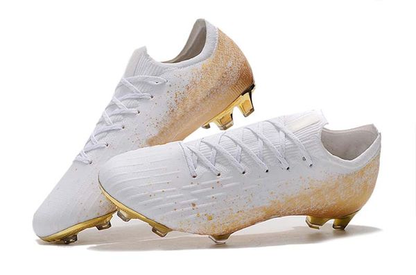 

2019 men mercurial vapors fury vii xii fg low help football shoes superfly vi 6 360 cr7 mens white gold football shoes