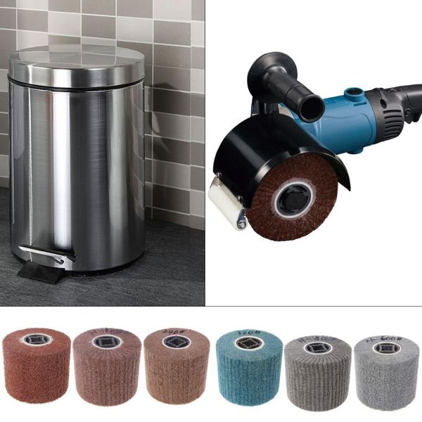 

deburring abrasive nylon drawing round brush polishing grinding buffing wheel-m18