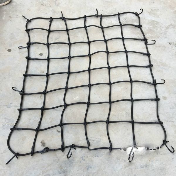 

black car truck rear boot luggage elastic net roof trunk mesh 70*70cm