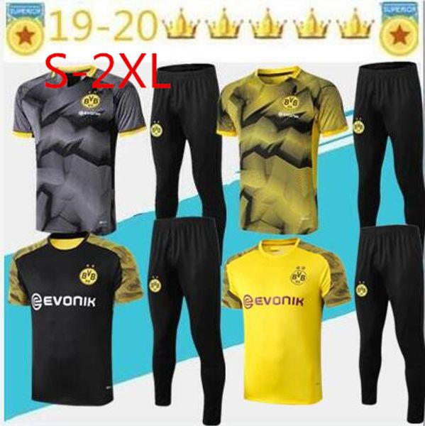 

dortmund polo 2019 jerseys thailand quality strategy reus yarmolenko pulisik sanqiu football shirt 19/20 short sleeved training uniform dor, Black;yellow