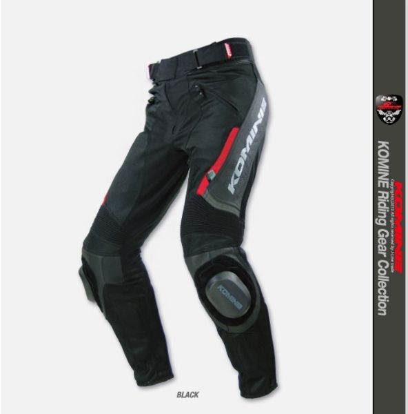 

2018 new leather komine pk717 summer style mesh fabric leather motorcycle racing pants specials