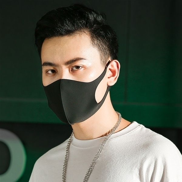 

mouth face mask anti dust pollution cotton mask black breathable washable reusable dustproof respirator mask for child