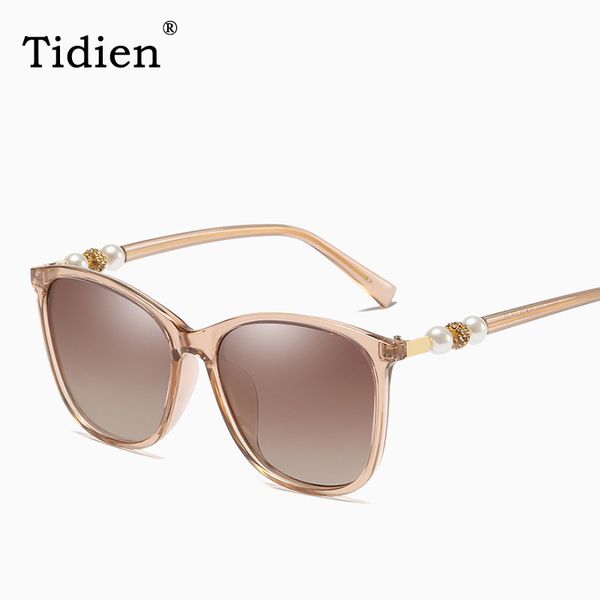 

tidien fashion square polarized sunglasses women retro gradient plastic beaches glasses for women 201948, White;black