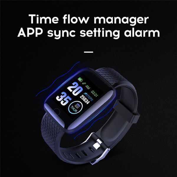 

recent sport wrist smart bracelet id116 plus d3 android smart bands blood pressure monitoring multi-funtional global version smart bands