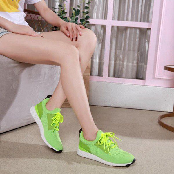 

h1029 2019 luxury designer womens shoes new casual shoes womens luxury designer multi-net sports shoes 4+color, Black