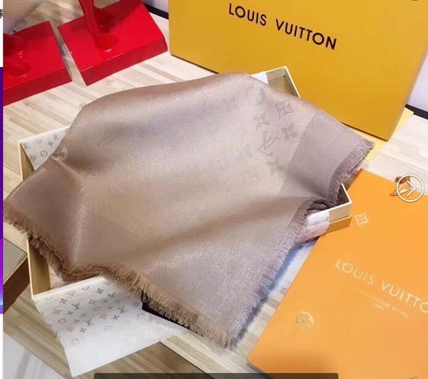 

2020 french famous designers scarf high-end luxury letter v cashmere scarf lady fashion scarf shawl 180 * 70 cm, Blue;gray