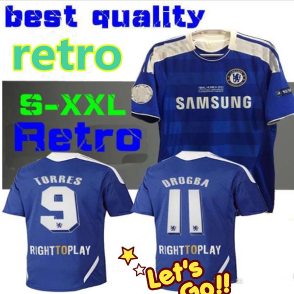 

2012 ретро Джерси футбол Лэмпард Торрес Дрогба 11 12 Final Terry Давид Луис MATA маек Camiseta Ramirez 2003 Hasselbaink 03 05
