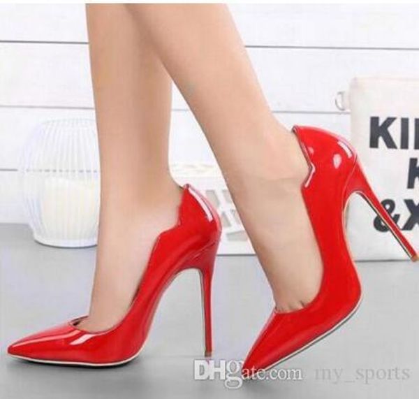 

european and american of new fashion luxury women's high heels, women's party shoes, classic pointed de, Black