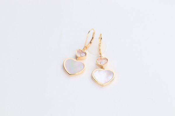 

happy hearts earrings women earrings 925 silver 2020 new design drop rings for women wedding party brand design gifts