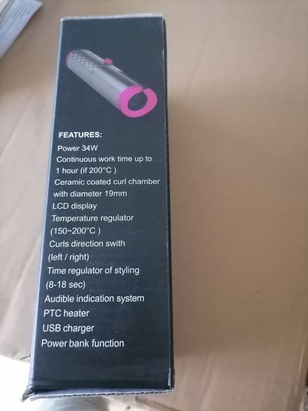 

usb hair straighteners wireless charging fully automatic curling stick big wave rotation hurt hair curlers automatic hair curler f