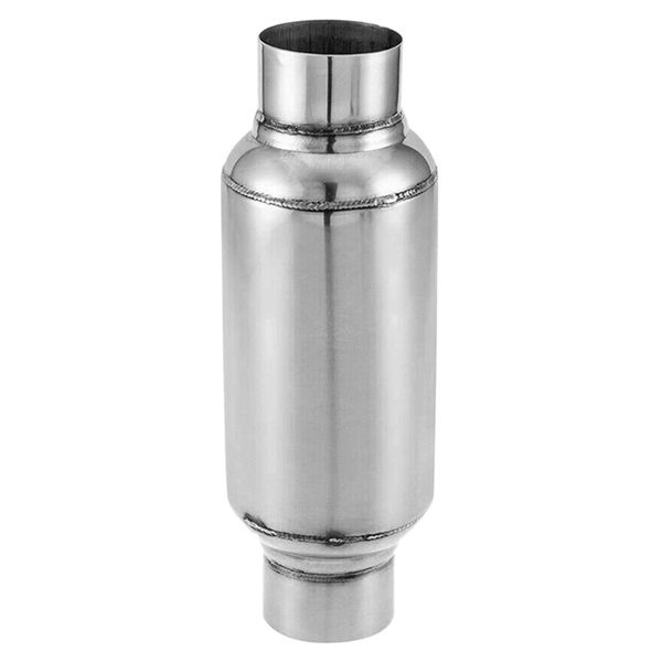 

2.5 inch inlet universal resonator/performance muffler stainless steel 11.5 inch