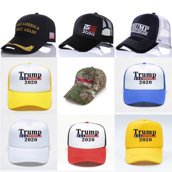 

camo donald trump 2020 cap 5 styles make america great again hat 3d embroidery caps men basketball baseball hats adjustable snapbacks m19 #5, Blue;gray