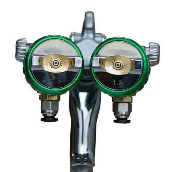 

sat1189 нано хром краскопульт высокого давления двойной сопла воздуха paint gun