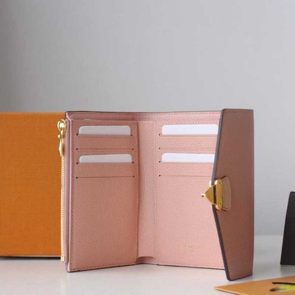 

new fashion paris style womens wallet famous luxury designer brand wallets canvas and real leather small wallets with zipper coin pocket, Red;black
