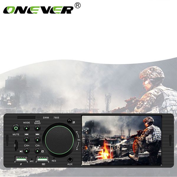 

onever touch screen car radio 7805 fm transmitter car auto audio stereo bluetooth 4.0 autoradio support rear view camera new