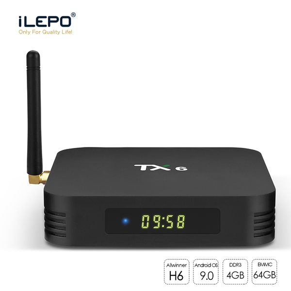 

Tx6 android 9 0 tv box with allwinner h6 quad core 4gb 64gb treaming media player upport 2 4 5gwifi bt5 0