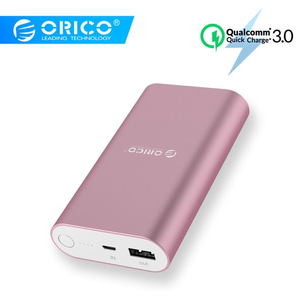 

orico 10050mah power bank quick charge 3.0 fast charge usb external battery bank for iphone xiaomi smartphone teblet