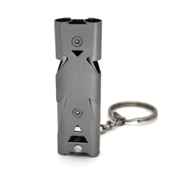 

high decibel emergency survival whistle outdoor survival life whistle hiking gear lifesaving rescue sport whistle