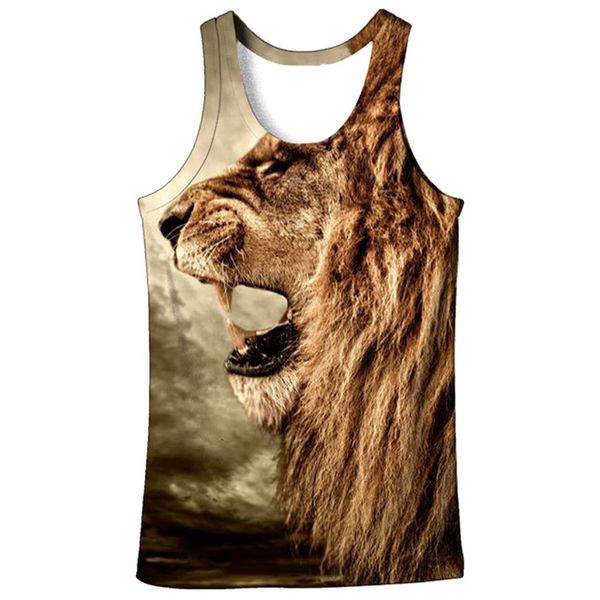 

fashion-cloudstyle 2018 fashion 3d tank men conventional sleeveless vest cute sunglass cat 3d print bodybuilding active funny, White;black