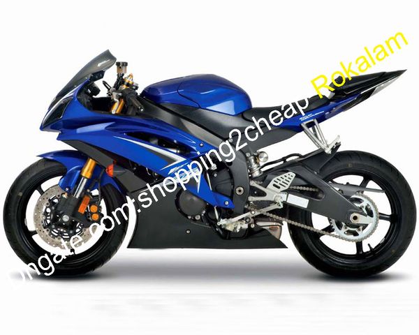 ABS-Verkleidung für Yamaha YZF600 R6 YZF-R6 2008 09 10 11 12 13 14 15 2016 Schwarz Blau Moto-Karosserieteile (Spritzguss)