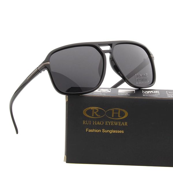 

wholesale-sunglasses men 2019 retro leisure sun glasses fashion driving eyeglasses outdoor yellow night vision, White;black