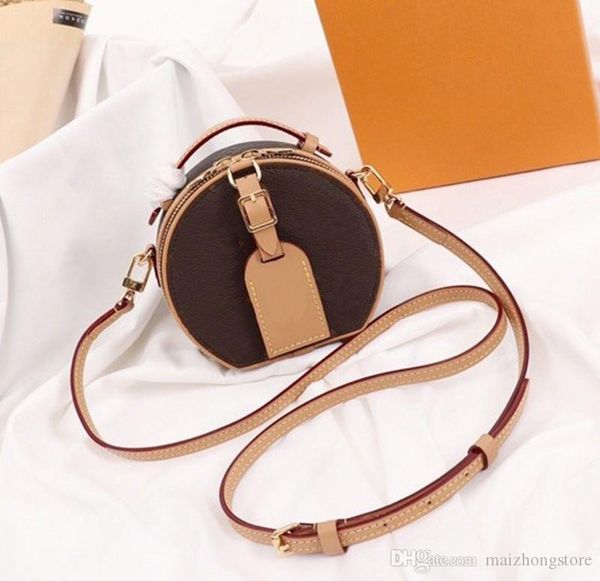 

boite chapeaux designer luxury handbag purse women fashion totes genuine leather shoulder crossbody l flower ladies purse bag