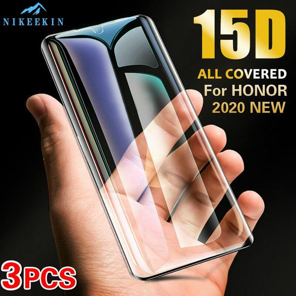 

3pcs/lot tempered glass for huawei honor 10i 10 lite 20 pro 8x 9x v30 pro 20i v20 v10 play 3e protective screen protector film