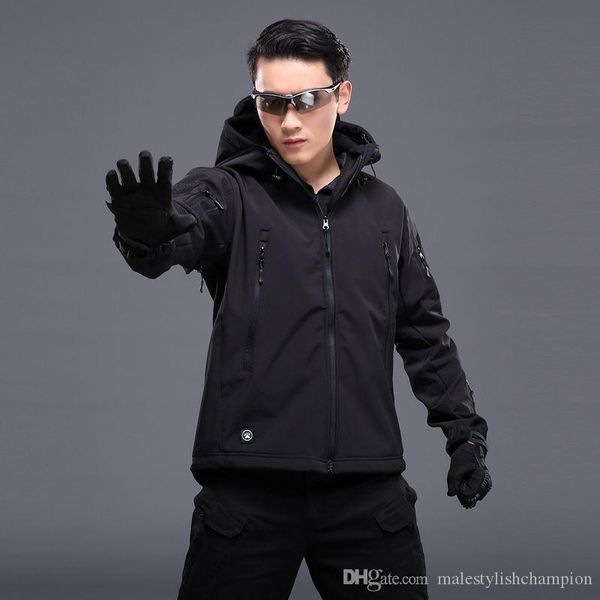 

camouflage designer mens windrunner long sleeve hooded mens jackets leaf printed regular length mens coats, Black;brown