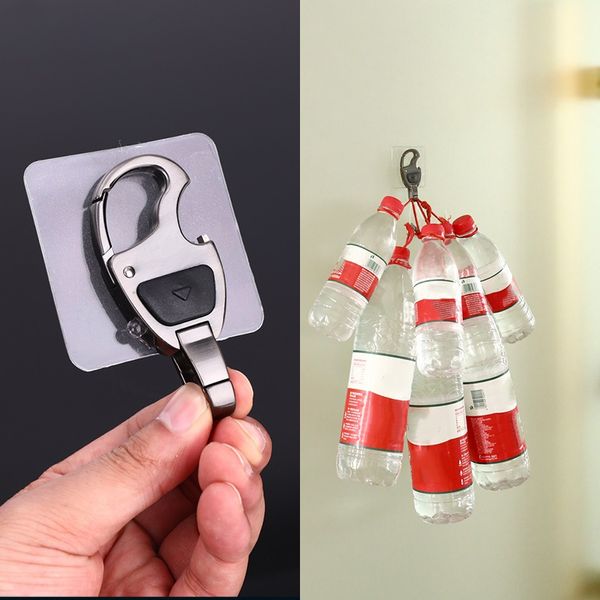 

washable reusable square power household kitchen transparent hook transparent sticky anti-skid pad double-sided mounting tape