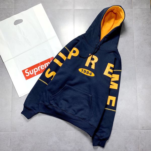 

19fw sup spread logos hooded 1994 pullover sweater hoodies men women fashion casual streetwear sweatshirts outdoor shirts, Gray;blue