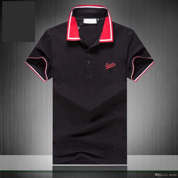 

ss19 summer new arrival tees designer clothing men's polos m print t-shirts m-3xl, White;black