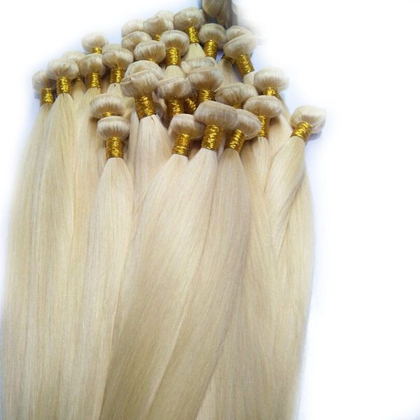 capelli brasiliani 613 fasci di capelli lisci 3 pezzi colore biondo 100g un pezzo senza spargimento senza groviglio