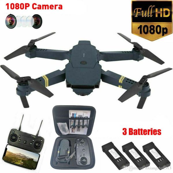 

Drone x pro wifi fpv 1080p hd camera 3 batterie foldable elfie rc quadcopter